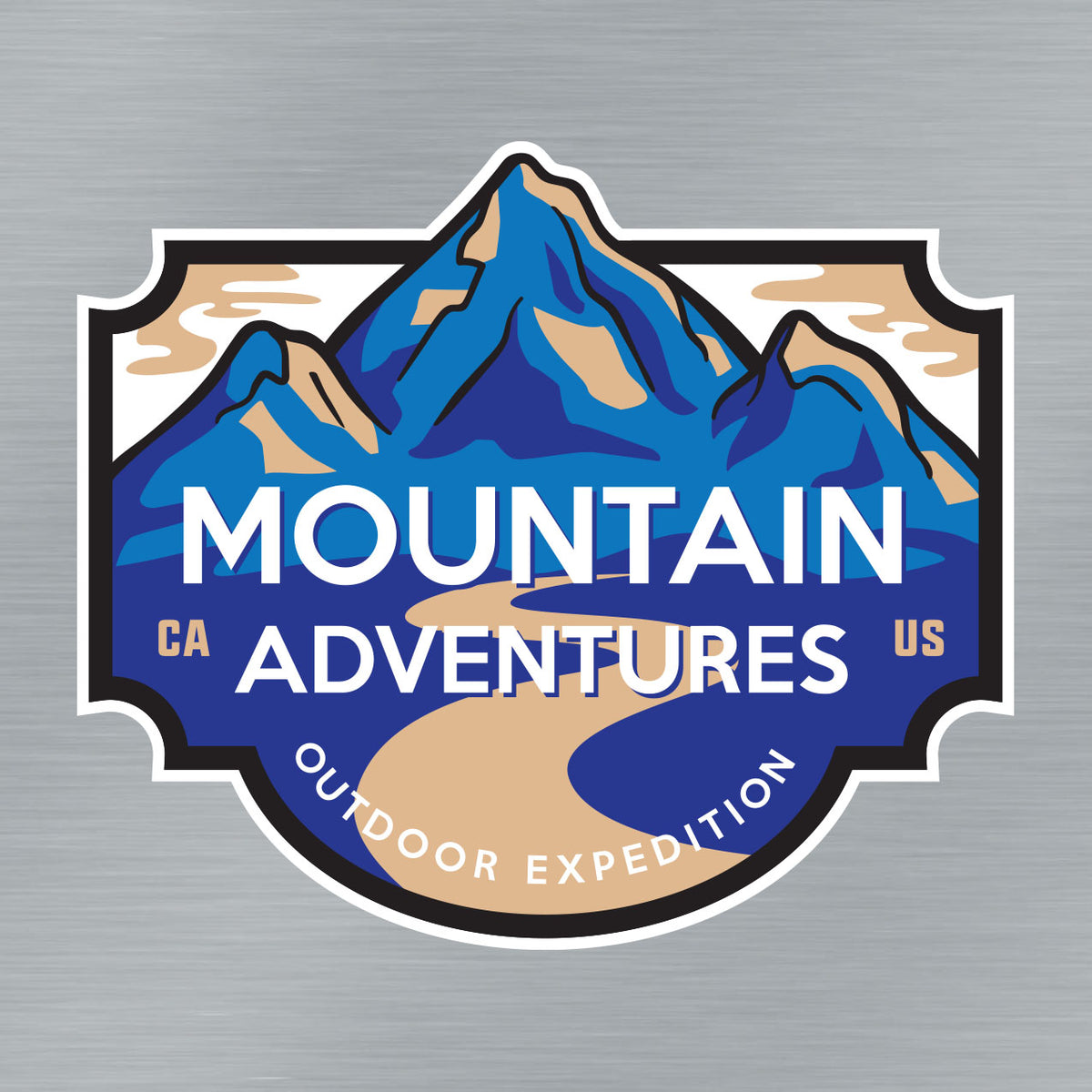 Mountain Adventures Sticker
